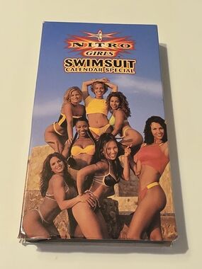 Nitro Girls Swimsuit Calendar Special WCW 1999 VHS